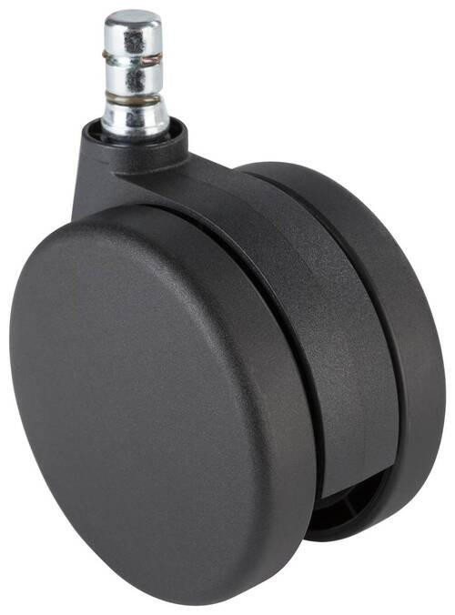 DREHSTUHLROLLE - Schwarz, Basics, Kunststoff/Metall (5,2/8,3/7,5cm) - MID.YOU