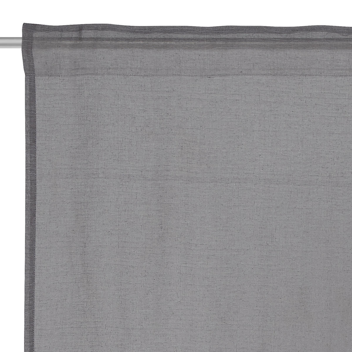 Perdea gata confecţionată semitransparent  - gri, Basics, textil (140/245cm) - Esposa