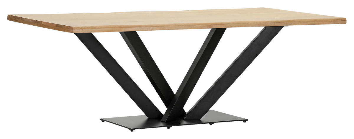 TISCHPLATTE Eichefarben   - Eichefarben, Design, Holz (220/100/4cm) - Landscape