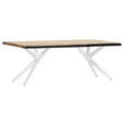 TISCHPLATTE      - Akaziefarben, Design, Holz (220/100/5cm) - Landscape