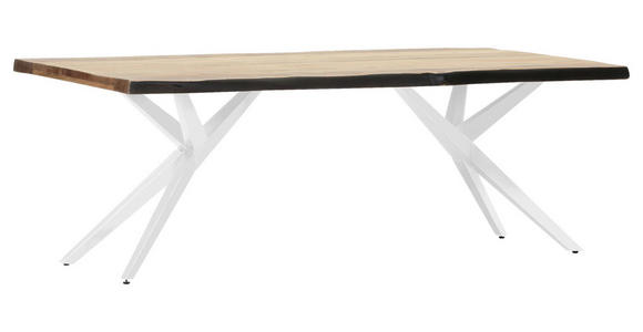TISCHPLATTE      - Akaziefarben, Design, Holz (220/100/5cm) - Landscape