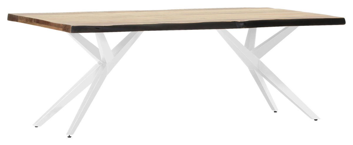 TISCHPLATTE Akaziefarben   - Akaziefarben, Design, Holz (220/100/5cm) - Landscape