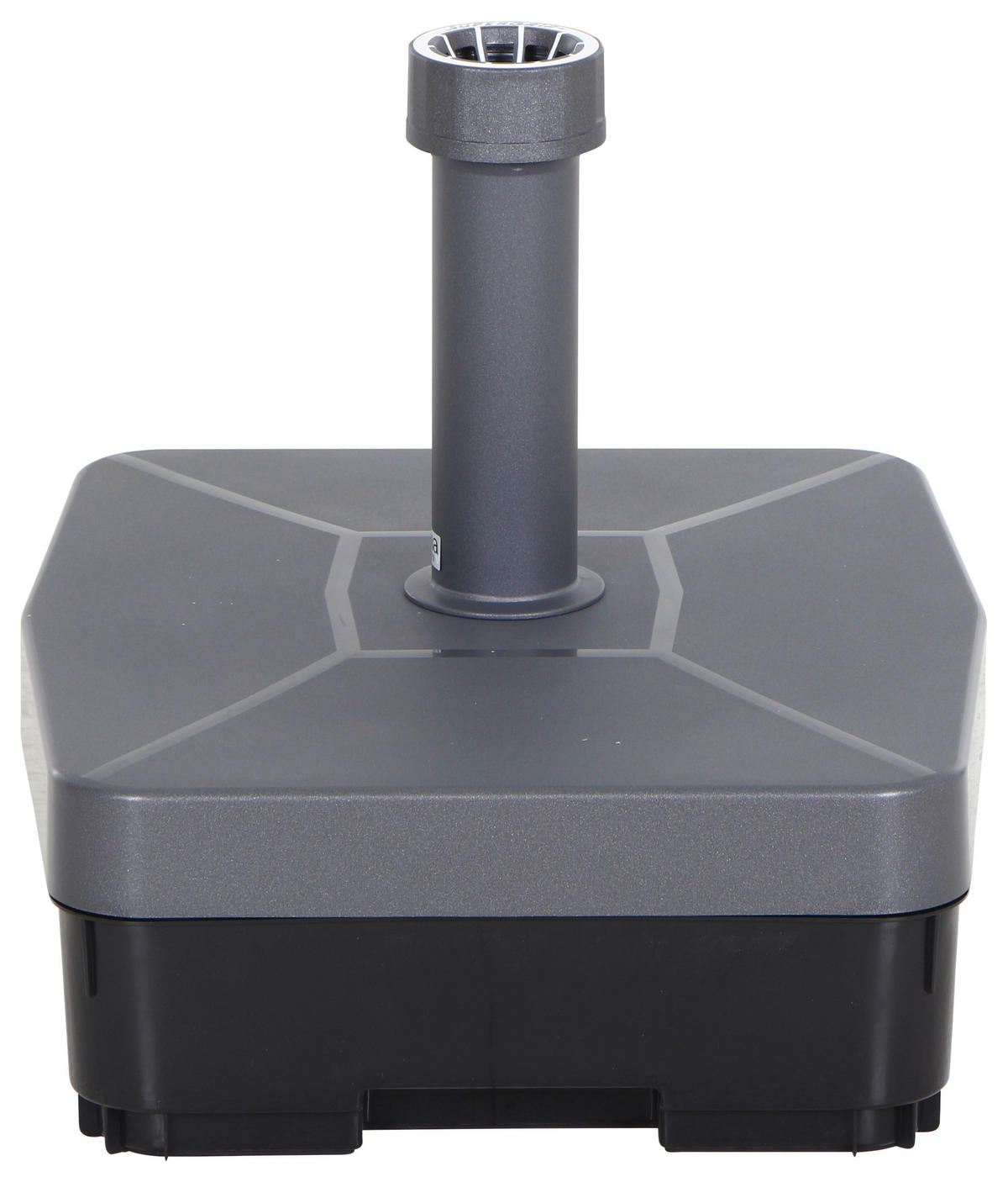 SONNENSCHIRMSTÄNDER - Anthrazit, KONVENTIONELL, Kunststoff (49/16/41cm) - Siena Garden