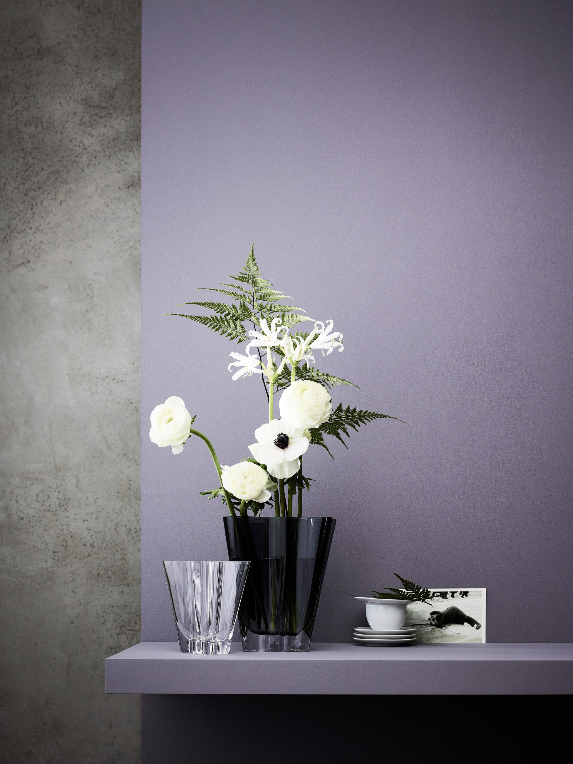 VASE 20 cm  - Grau, Basics, Glas (20/15/10cm) - Rosenthal