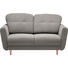 ZWEISITZER-SOFA Hellgrau - Hellgrau, Design, Holz/Textil (154/90/93cm) - Hom`in ZWEISITZER-SOFA Hellgrau - Hellgrau, Design, Holz/Textil (154/90/93cm) - Hom`in