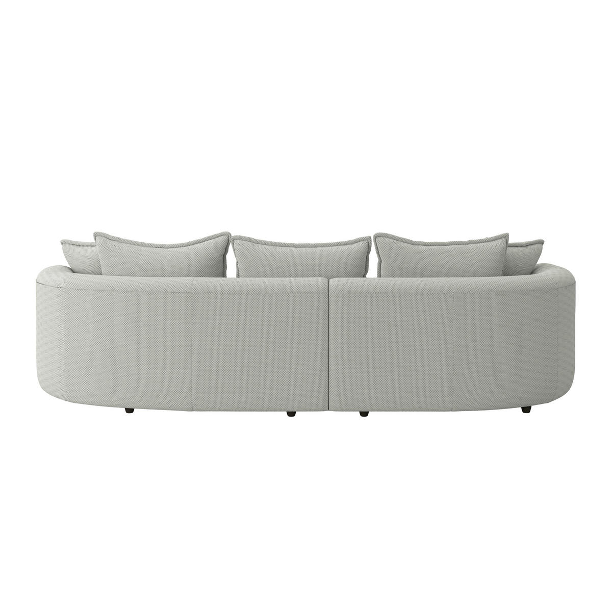 ECKSOFA LEVI Jadegrün Velours, Struktur  - Jadegrün/Schwarz, MODERN, Kunststoff/Textil (168/287cm) - Livetastic
