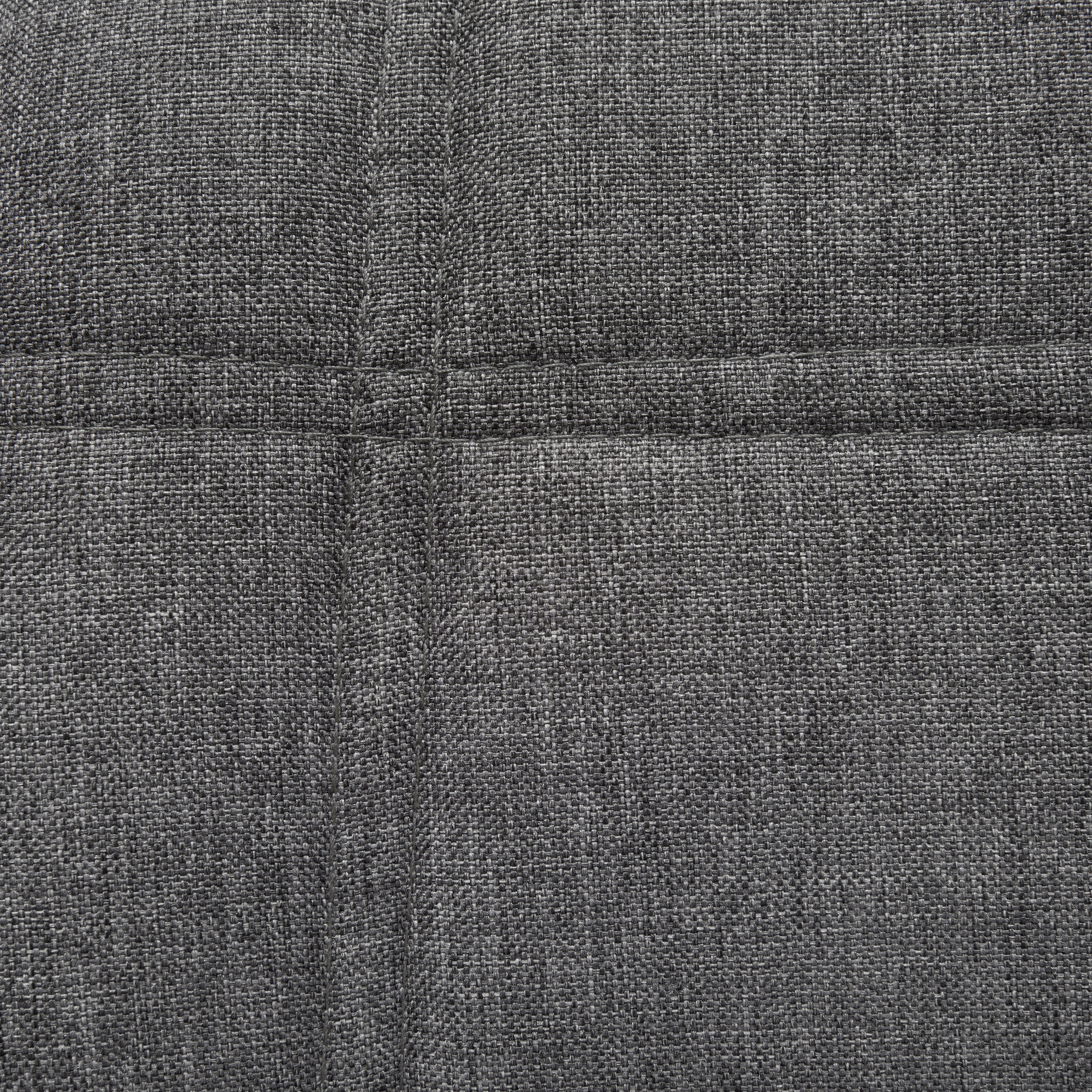 STOL, les, tekstil siva, črna, hrast - siva/črna, Moderno, tekstil/les (49/87,5/56cm) - Hom`in