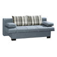SCHLAFSOFA Helen in Blau, Grau  - Wengefarben/Blau, KONVENTIONELL, Holz/Textil (200/80/94cm) - Novel