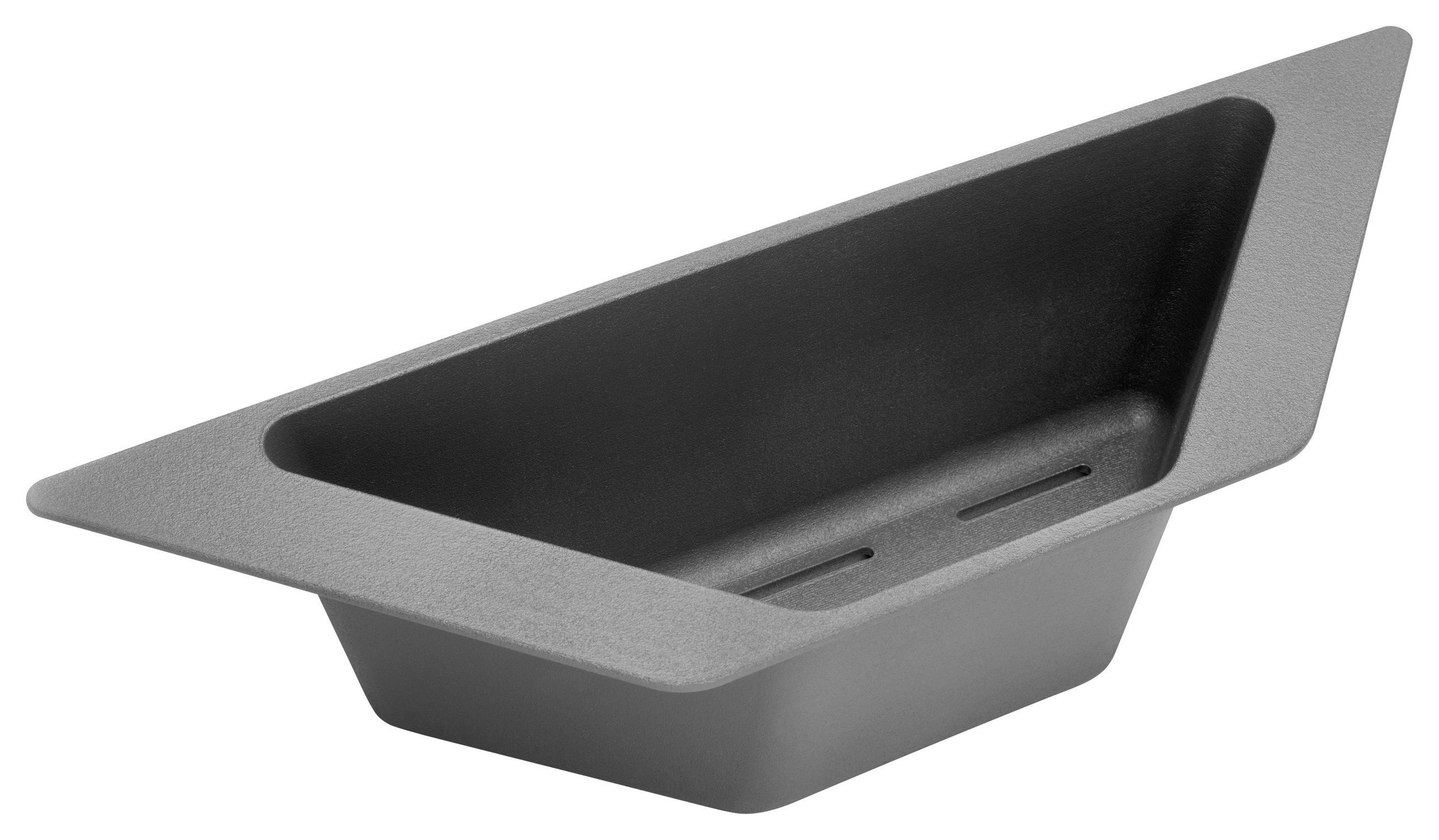 RESTESCHALE  - Dunkelgrau, Basics, Kunststoff (36,4/10,3cm) - Systemceram