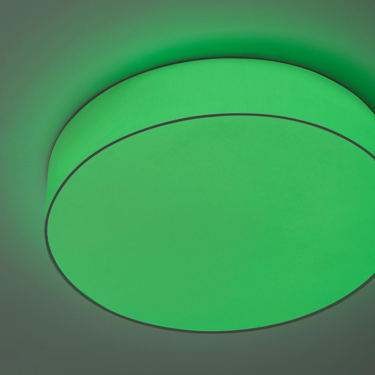 LED-DECKENLEUCHTE 50/10 cm    - Weiß, Trend, Kunststoff/Textil (50/10cm) - Novel