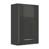 HÄNGESCHRANK 40/64/20 cm  - Chromfarben/Graphitfarben, KONVENTIONELL, Holzwerkstoff/Metall (40/64/20cm) - Xora