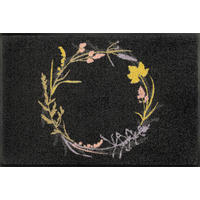 FUßMATTE 50/75 cm  - Grau, KONVENTIONELL, Kunststoff/Textil (50/75cm) - wash+dry