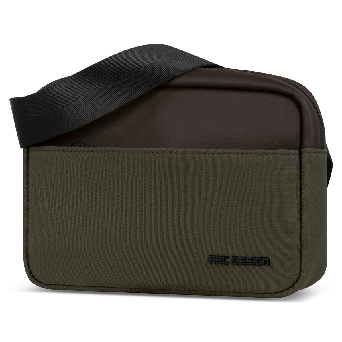 SCHULTERTASCHE - Olivgrün, Basics, Textil (6/22,5/15cm) - ABC Design