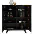 KOMMODE - Eichefarben/Schwarz, Design, Holzwerkstoff/Metall (107/122/41,5cm) - Carryhome KOMMODE - Eichefarben/Schwarz, Design, Holzwerkstoff/Metall (107/122/41,5cm) - Carryhome