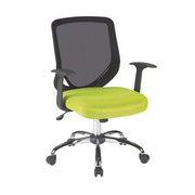 VRTLJIVI STOL, kovina, tekstil, umetna masa črna, zelena - črna/zelena, Design, kovina/umetna masa (62/90,5-98,5/57cm) - XORA