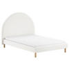 KINDER-/JUNIORBETT - Naturfarben/Weiß, ROMANTIK / LANDHAUS, Holz/Textil (140/200cm) - MID.YOU