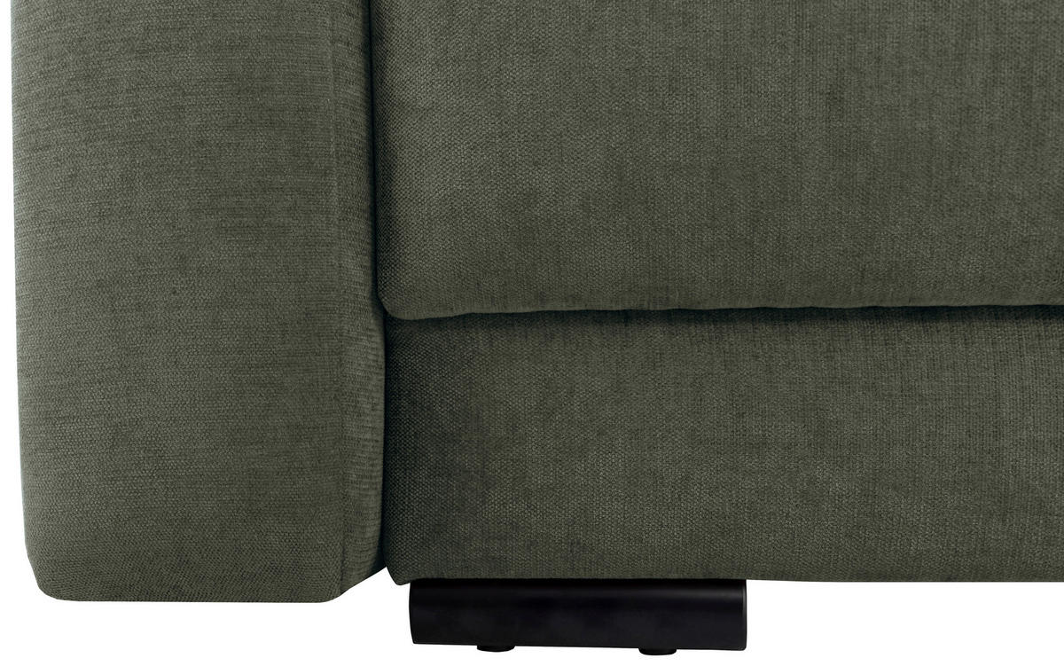 2-SITZER-SOFA in Chenille Dunkelgrau  - Dunkelgrau/Schwarz, Konventionell, Kunststoff/Textil (233/90/110cm) - MID.YOU