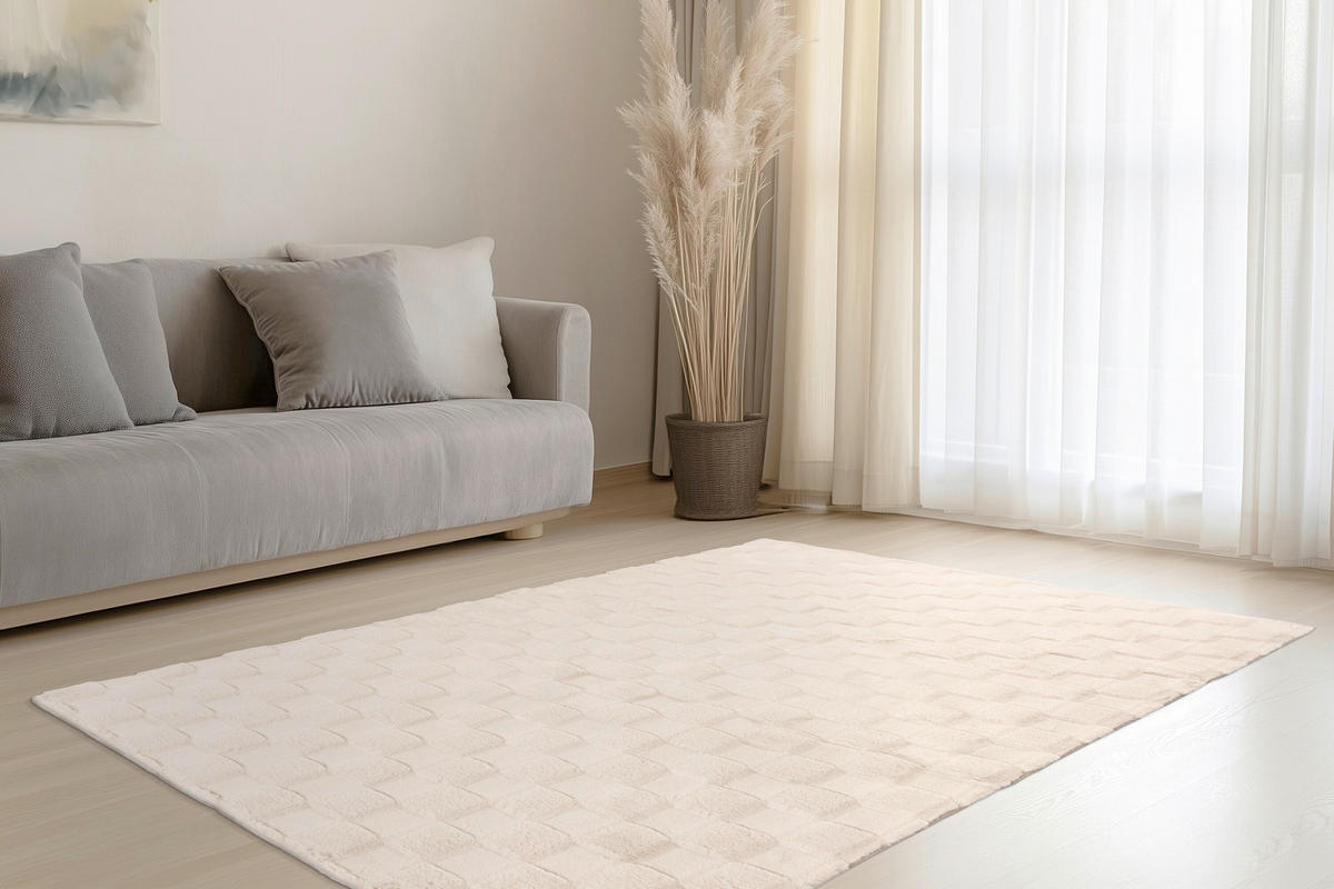 FLACHWEBETEPPICH 160/230 cm Beige rechteckig  - Beige, Basics, Textil (160/230cm) - Kayoom