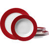TAFELSERVICE 8-teilig  - Rot, Basics, Keramik (34/34/20cm) - Ritzenhoff Breker