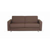 SCHLAFSOFA Flachgewebe Braun  - Chromfarben/Braun, KONVENTIONELL, Textil/Metall (195/84/100cm) - Bali
