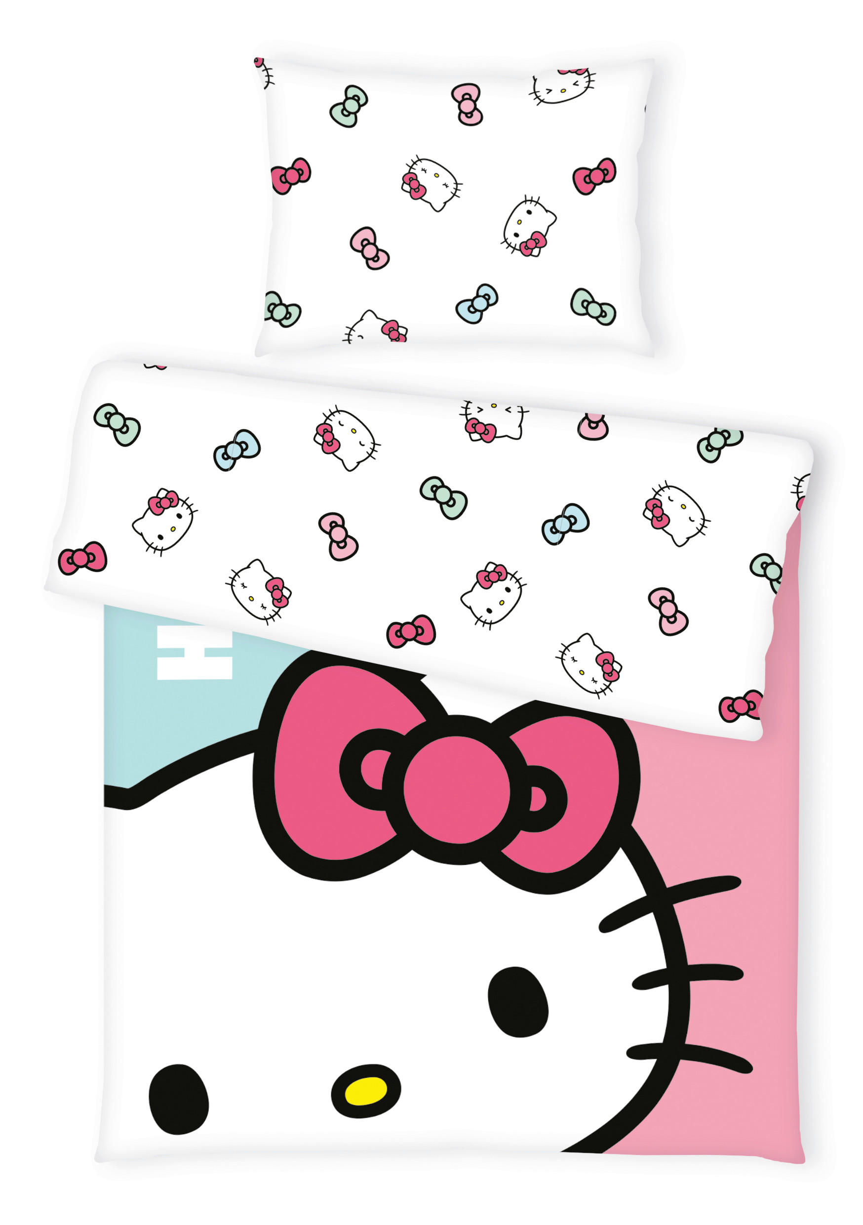 OTROŠKA POSTELJNINA Hello Kitty 140/200 cm renforcé  - Konvencionalno, tekstil (140/200cm) - Hello Kitty