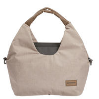 WICKELTASCHE No. 5  - Beige/Mintgrün, Basics, Textil (40/47/17cm) - Gesslein