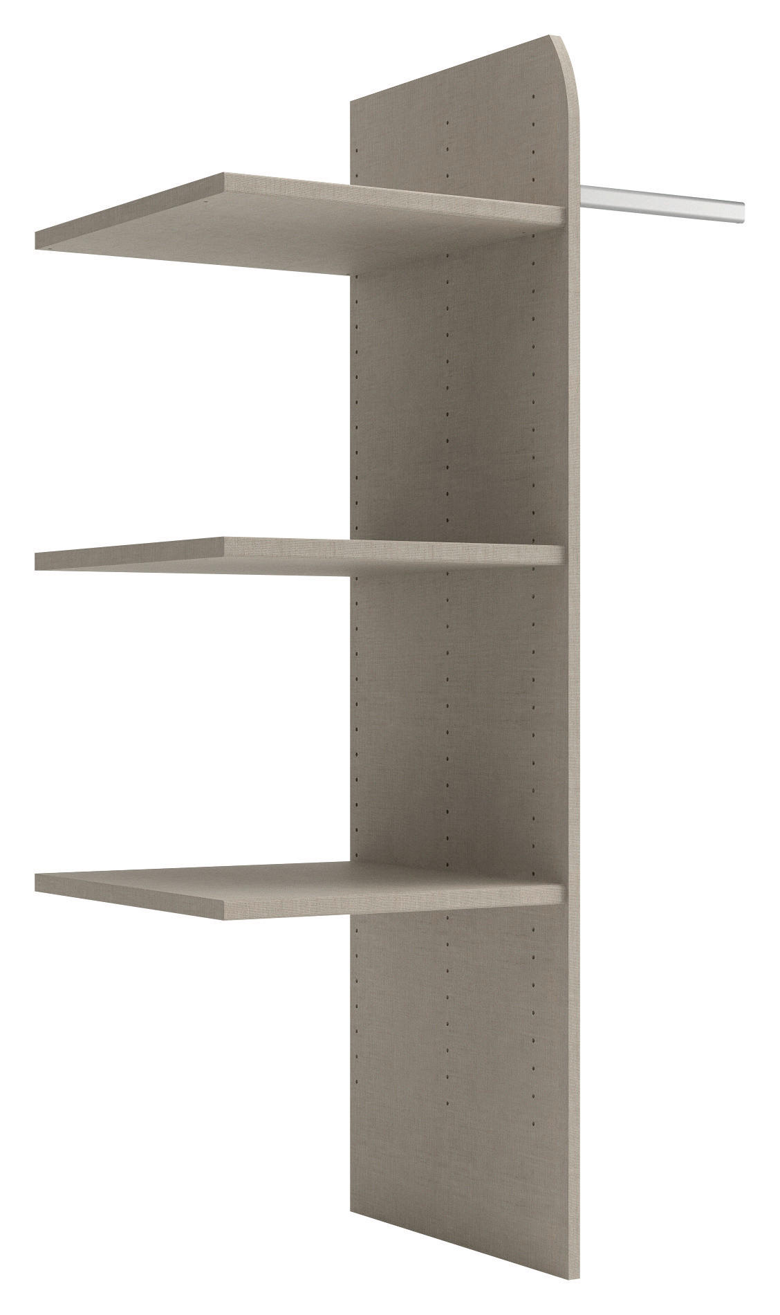INNENEINTEILUNG 88/148/51 cm Taupe  - Taupe, Holzwerkstoff/Metall (88/148/51cm) - home24