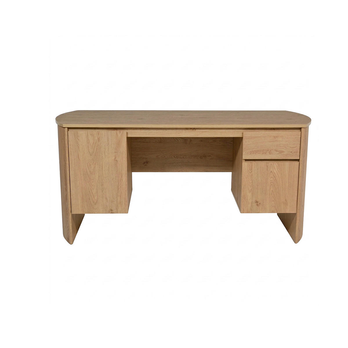 SCHREIBTISCH  Eichefarben  - Eichefarben, KONVENTIONELL, Holzwerkstoff (160/75/59cm) - MID.YOU