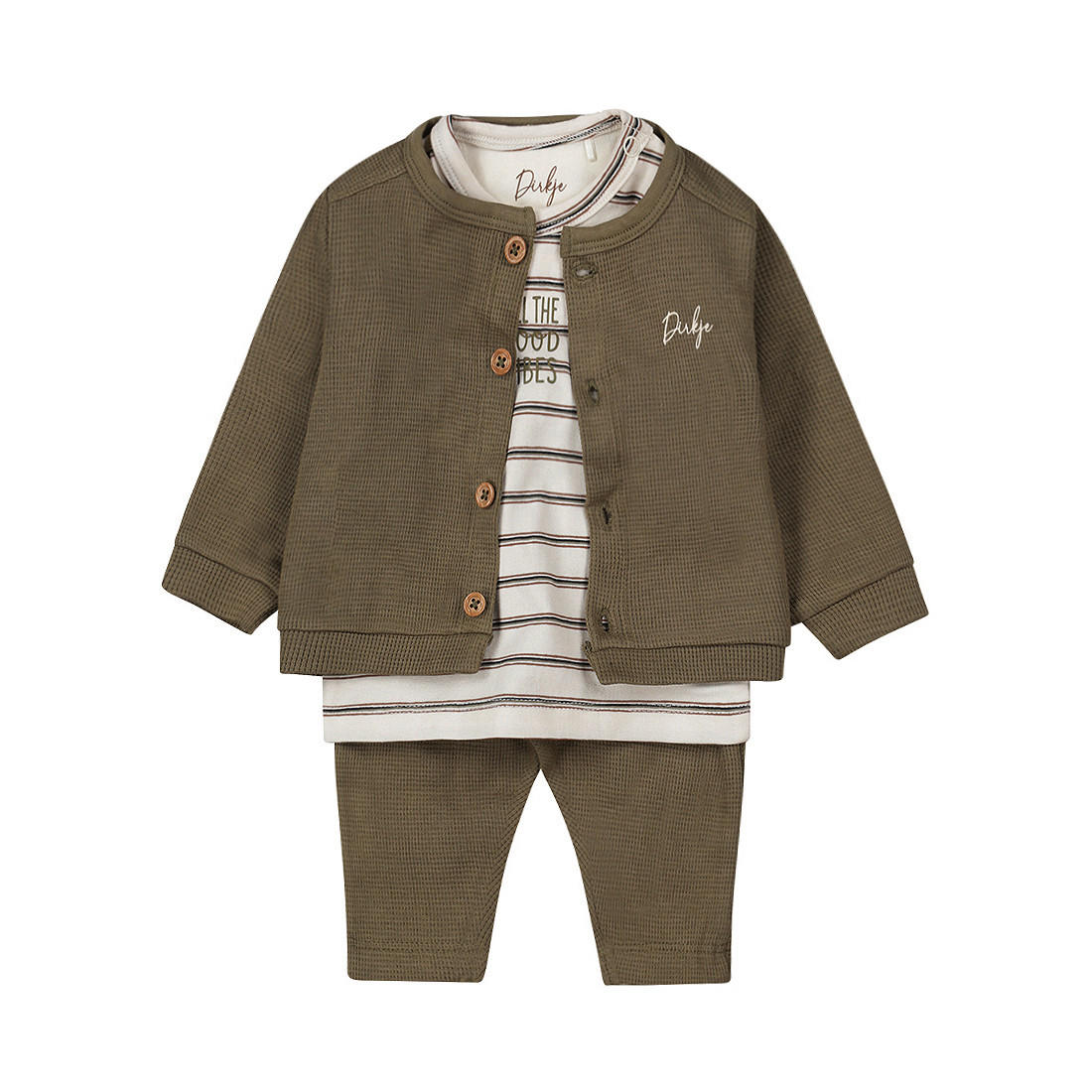 BABYBEKLEIDUNGSSET - Olivgrün, Basics, Textil (50null)
