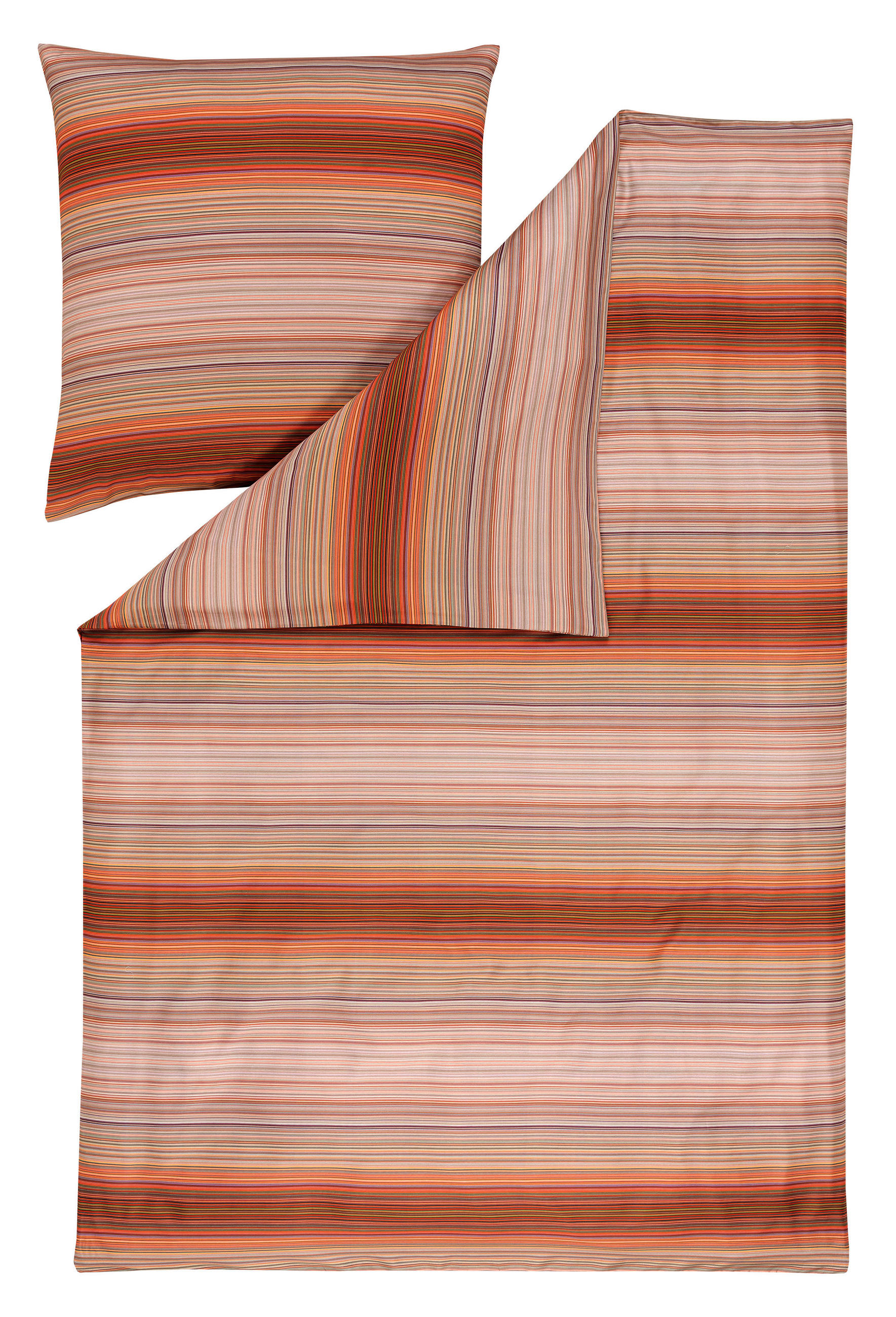 BETTWÄSCHE Atelier Makosatin 135/200 cm  - Multicolor, Design, Textil (135/200cm) - Estella