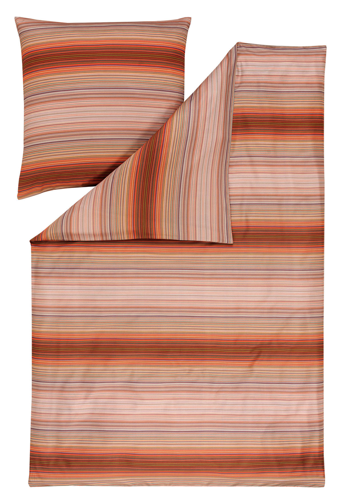 BETTWÄSCHE Atelier Makosatin 135/200 cm  - Multicolor, Design, Textil (135/200cm) - Estella
