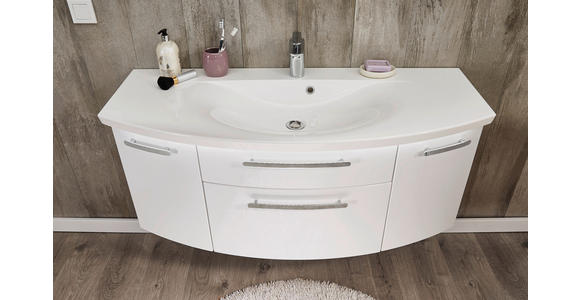 BADEZIMMER in 120 cm - Weiß, KONVENTIONELL, Holzwerkstoff (120cm) - Novel