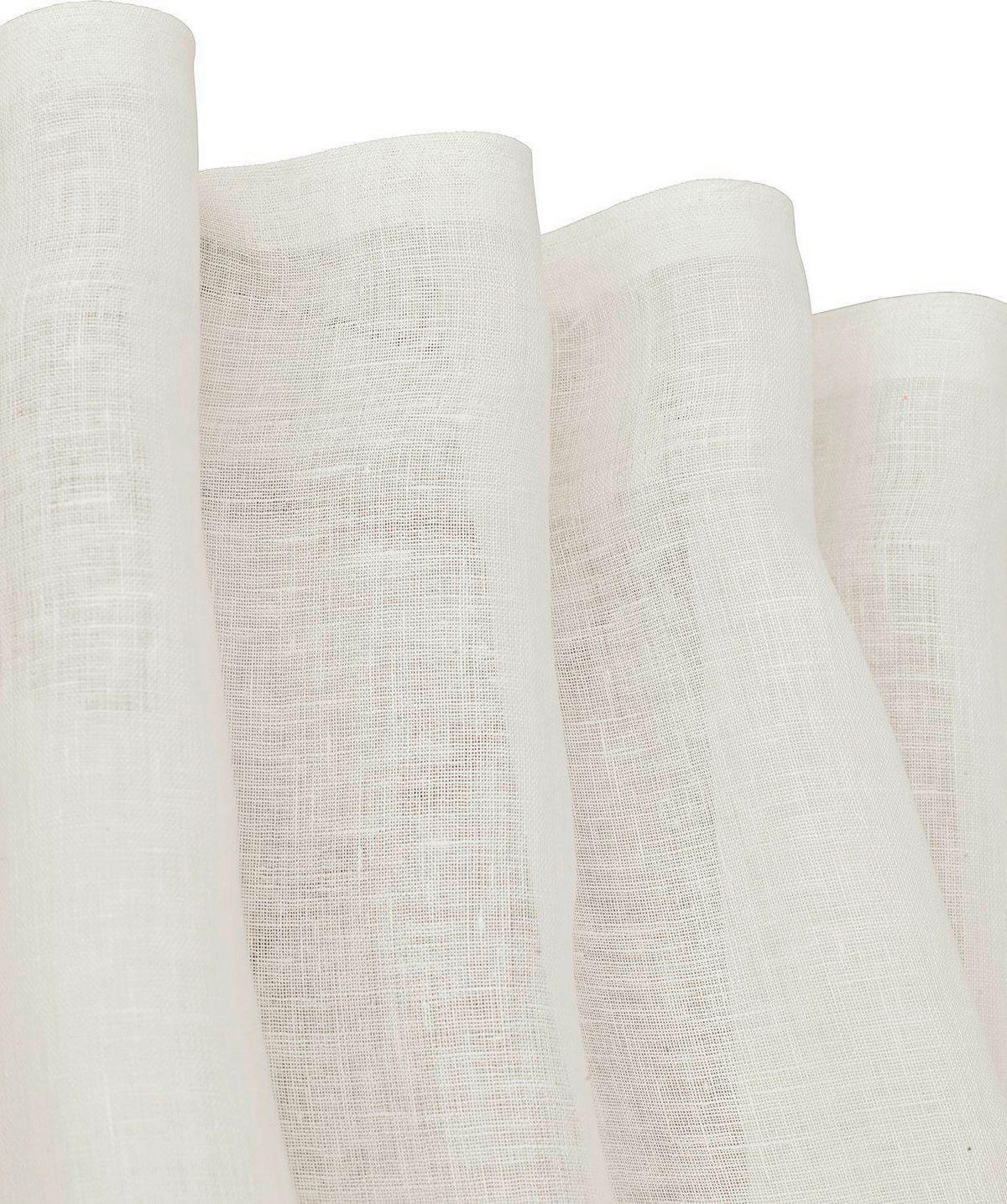 FERTIGVORHANG halbtransparent  - Weiß, Basics, Textil (145/280cm)