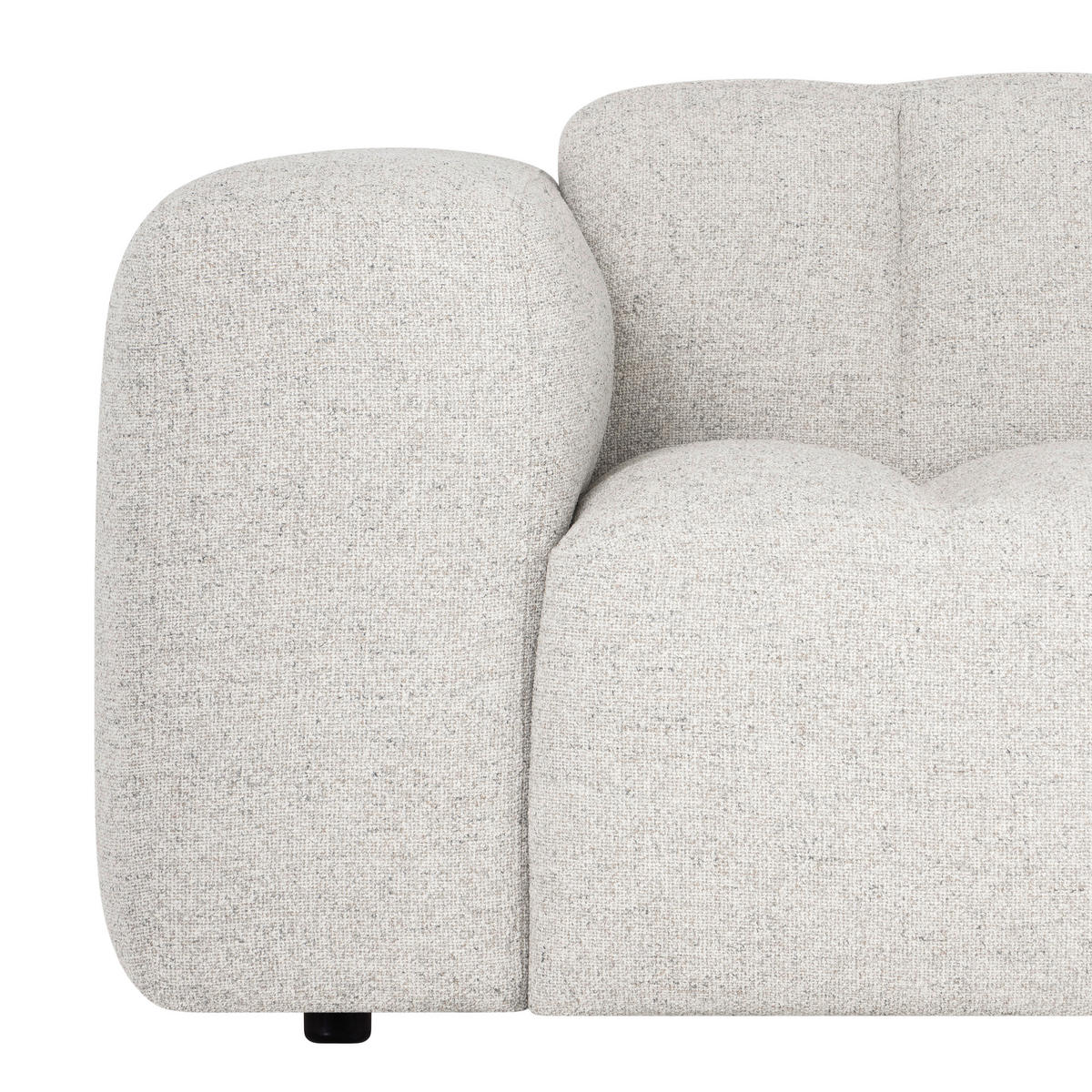 FÅTÖLJ i trä, textil beige  - beige/svart, Klassisk, trä/textil (159/75/105cm) - Hom`in