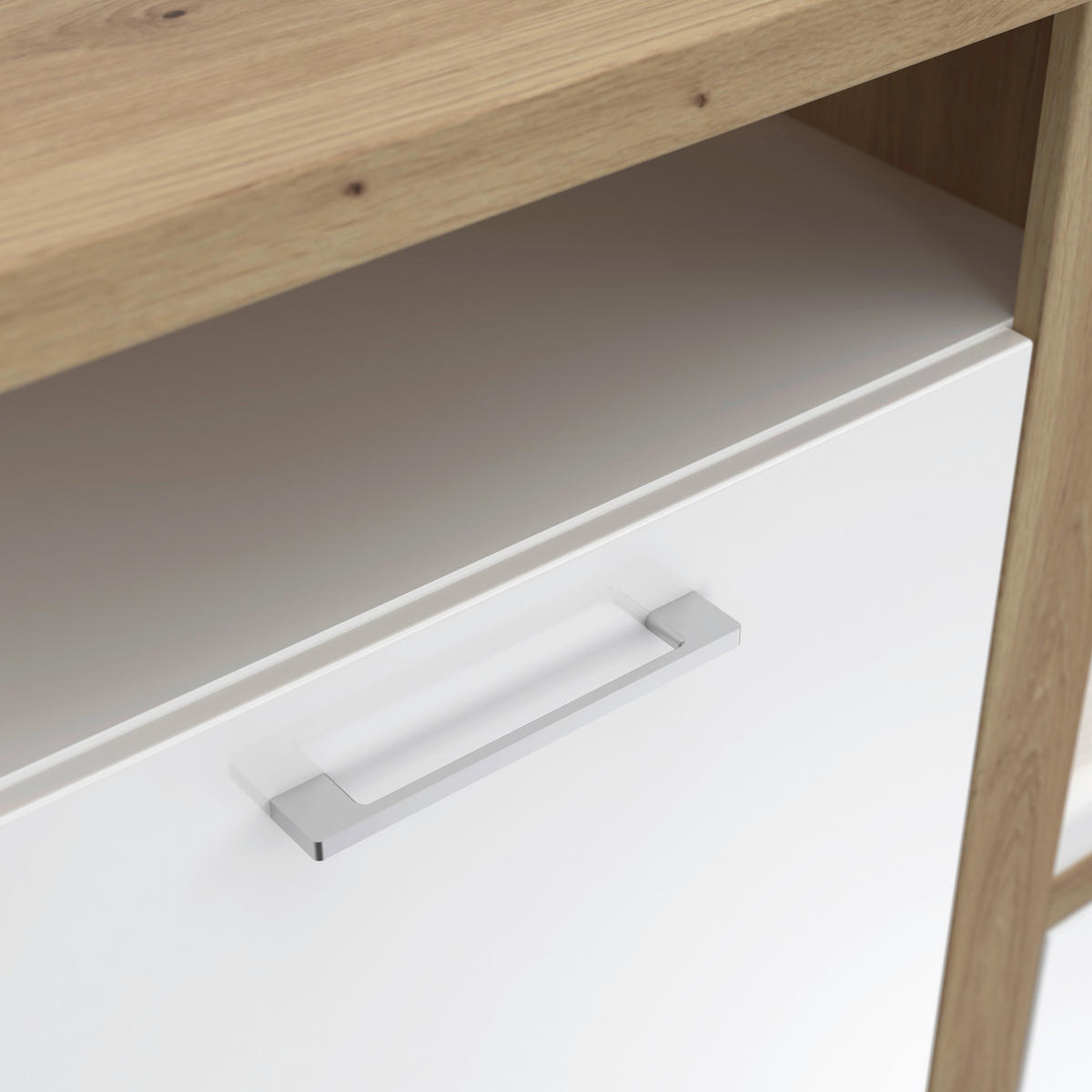 GARDEROBE  in 128,8/201/43,4 cm  - Weiß/Eiche Artisan, MODERN, Holzwerkstoff (128,8/201/43,4cm) - MID.YOU
