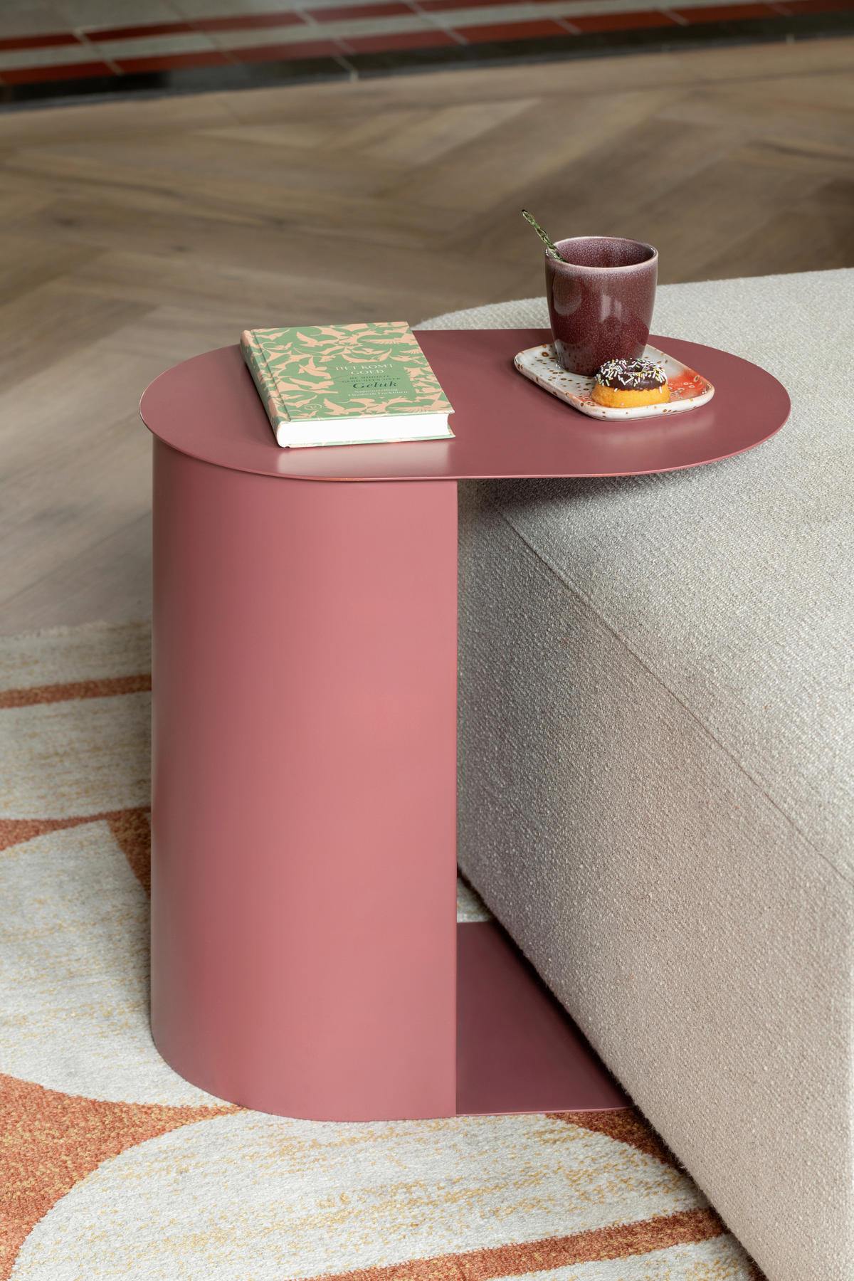 BEISTELLTISCHSET in Metall 45/30/48 cm  - Pink, Basics, Metall (45/30/48cm) - Karlsson
