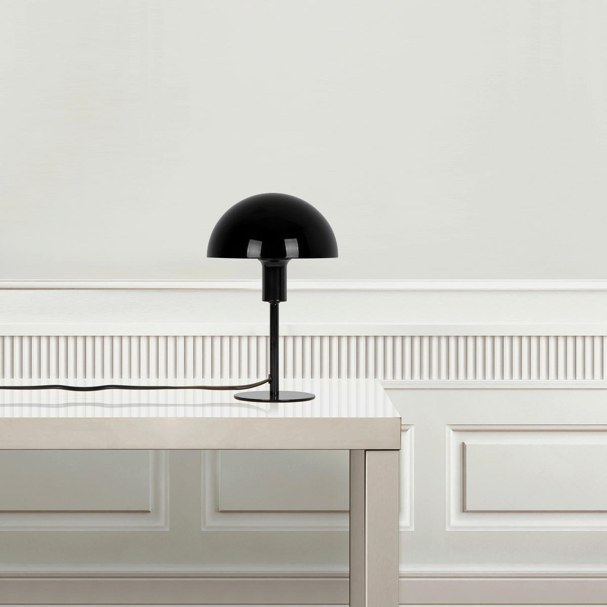 TISCHLEUCHTE 16 cm  - Schwarz, Design, Metall (16cm) - Nordlux