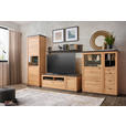 WOHNWAND  in Dunkelgrau, Eiche Artisan  329,4/209,2/50 cm  - Dunkelgrau/Anthrazit, MODERN, Glas/Holzwerkstoff (329,4/209,2/50cm) - Hom`in
