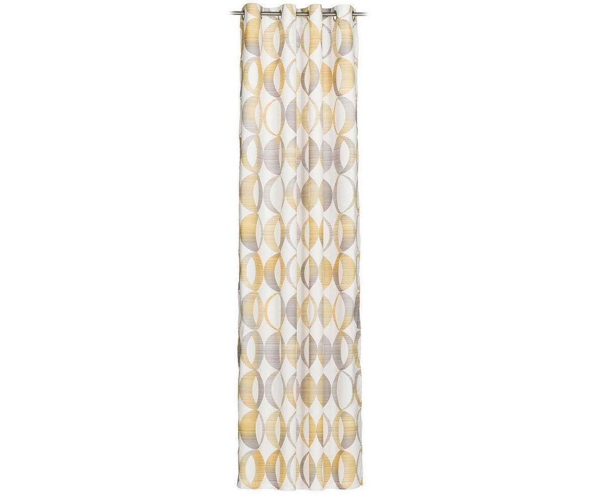 ÖSENSCHAL Bellina blickdicht 140/255 cm   - Gelb, LIFESTYLE, Textil (140/255cm) - Novel