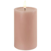 LED-KERZE 7,5/12,5 cm  - Hellrosa, Lifestyle, Kunststoff/Paraffin (7,5/12,5cm) - Ambia Home