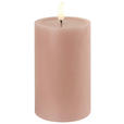 LED-KERZE 7,5/12,5 cm  - Hellrosa, LIFESTYLE, Kunststoff/Paraffin (7,5/12,5cm) - Ambia Home