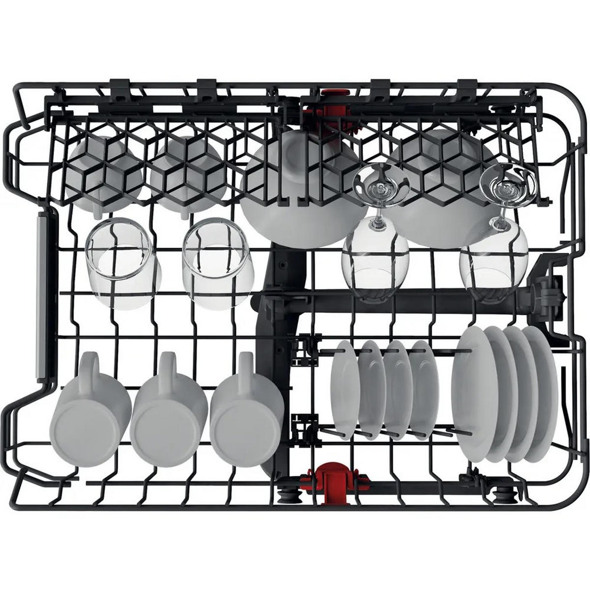 GESCHIRRSPÜLER BSIO 3O23 PFE X  - Edelstahlfarben, Basics, Kunststoff/Metall (44,8/82/55,5cm) - Bauknecht