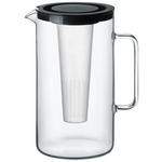 GLASKRUG   - Klar/Schwarz, Basics, Glas (13,5/25,2cm) - Novel