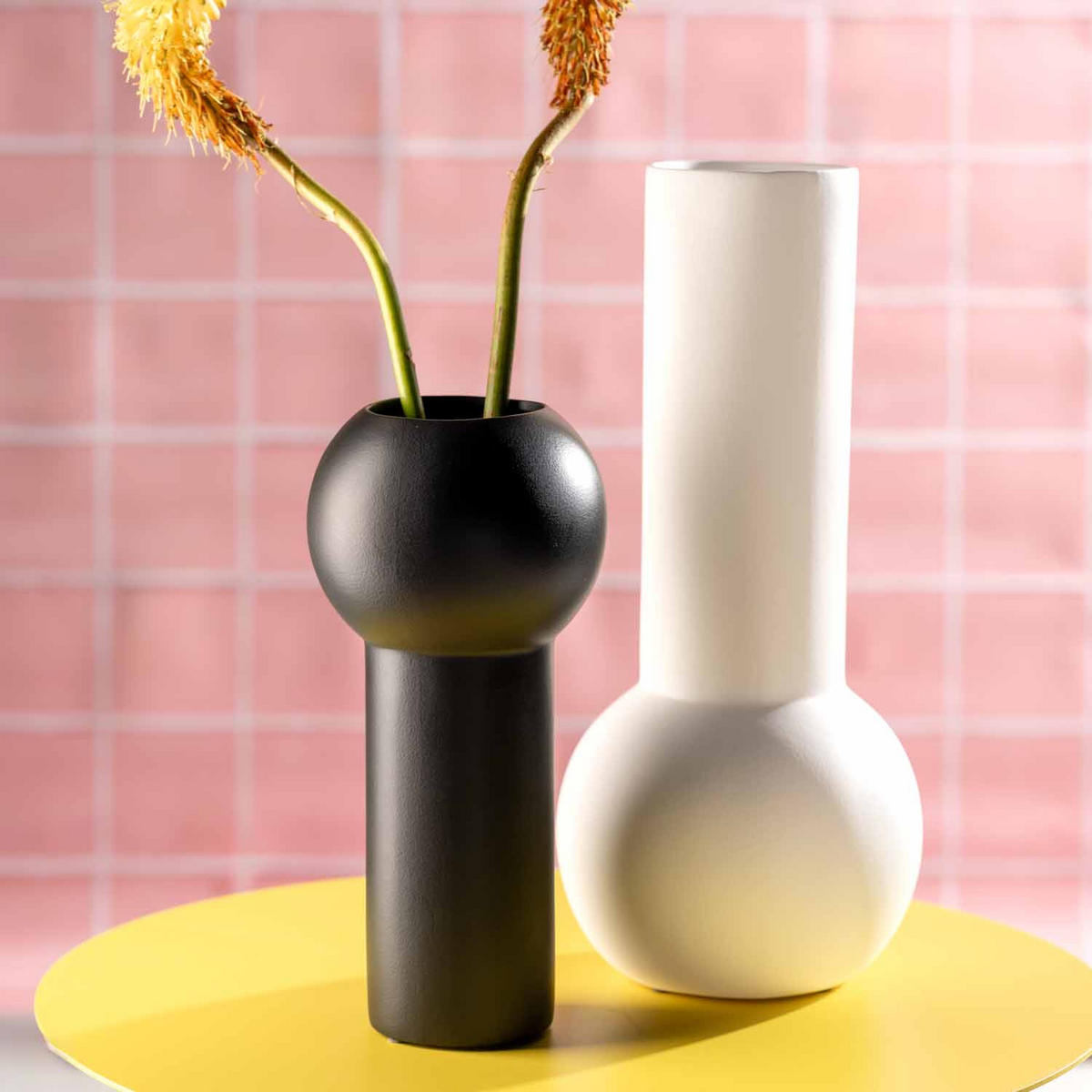 VAZA   18,5/42/18,5 cm   keramika  - bijela, Lifestyle, keramika (18,5/42/18,5cm) - Leonardo