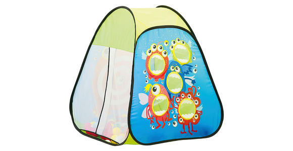 SPIELZELT - Gelb/Hellblau, Basics, Kunststoff/Textil (73/92/73cm) - My Baby Lou