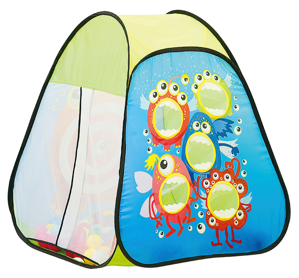 SPIELZELT - Gelb/Hellblau, Basics, Kunststoff/Textil (73/92/73cm) - My Baby Lou