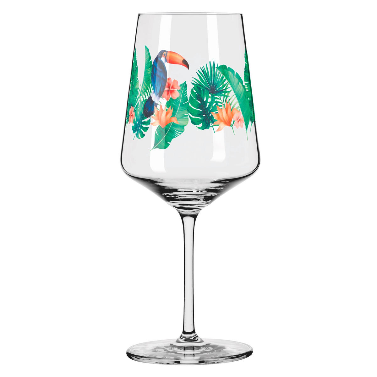 SPRITZERGLAS 544 ml  - Blau/Orange, LIFESTYLE, Glas (8,3/22,5/8,3cm) - Ritzenhoff