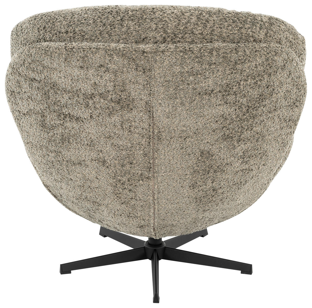 RELAXSESSEL Metall, Textil Schwarz, Graugrün  - Schwarz/Graugrün, Basics, Textil/Metall (97/98/93cm) - Carryhome