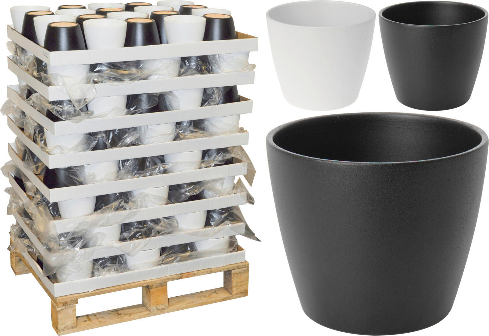 KVĚTINÁČ keramika, 12/15/15 cm - vícebarevná, Basics, keramika (12/15/15cm)