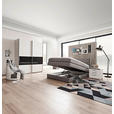 BOXSPRINGBETT 140/200 cm  in Grau  - Schwarz/Grau, Design, Kunststoff/Textil (140/200cm) - Xora